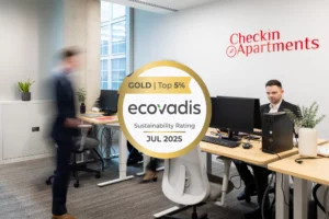 Checkin Apartments awarded EcoVadis Gold medal