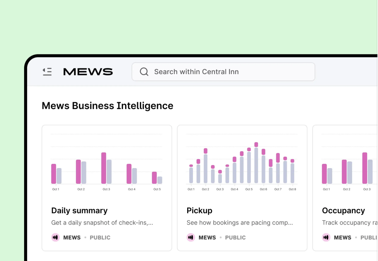 Mews introduces business intelligence tool