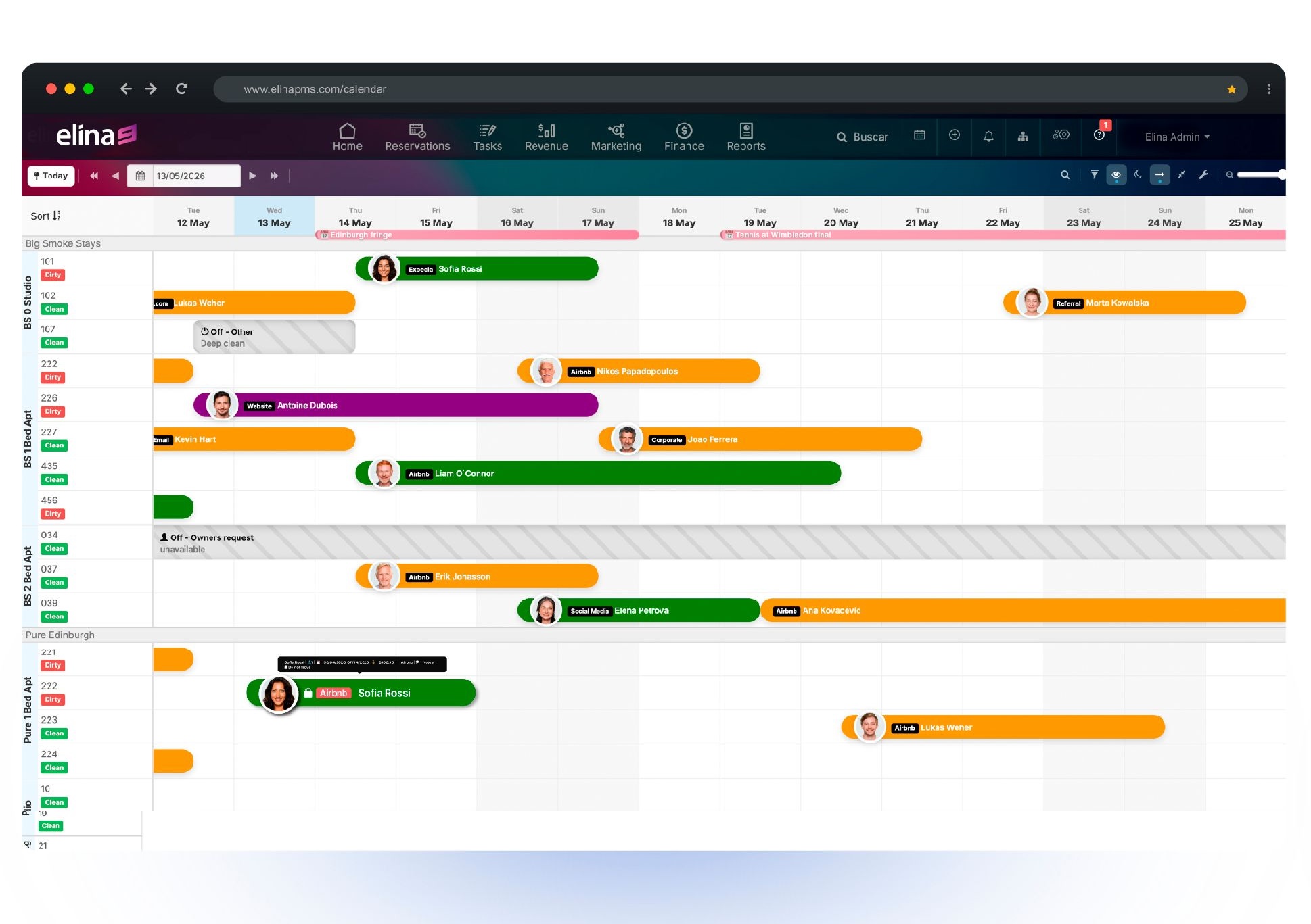 Elina 9 launches to improve reservation management